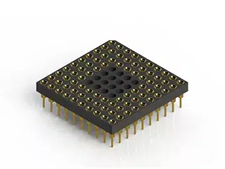 84-pga socket, 10x10 array.