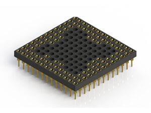 100-PGA Socket for production circuit boards, 13x13 array.