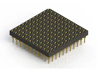 121-PGA socket, 11x11 array.