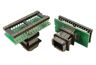 PA32-32-DP-PP 32-pin DIP socket to PLCC emulator adapter with 1:1 wiring