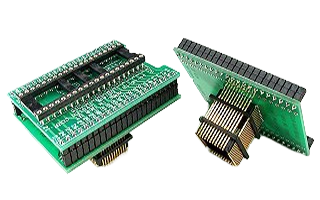 PA705C8-DP-PP DIP socket to PLCC emulator adapter wiring for Motorola MC68HC705C8