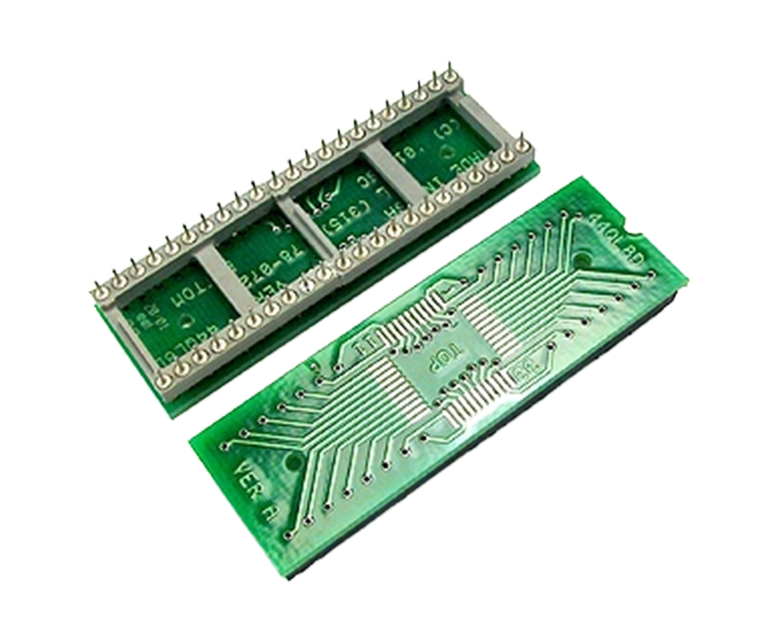QFP to DIP SMT production replacement adapter