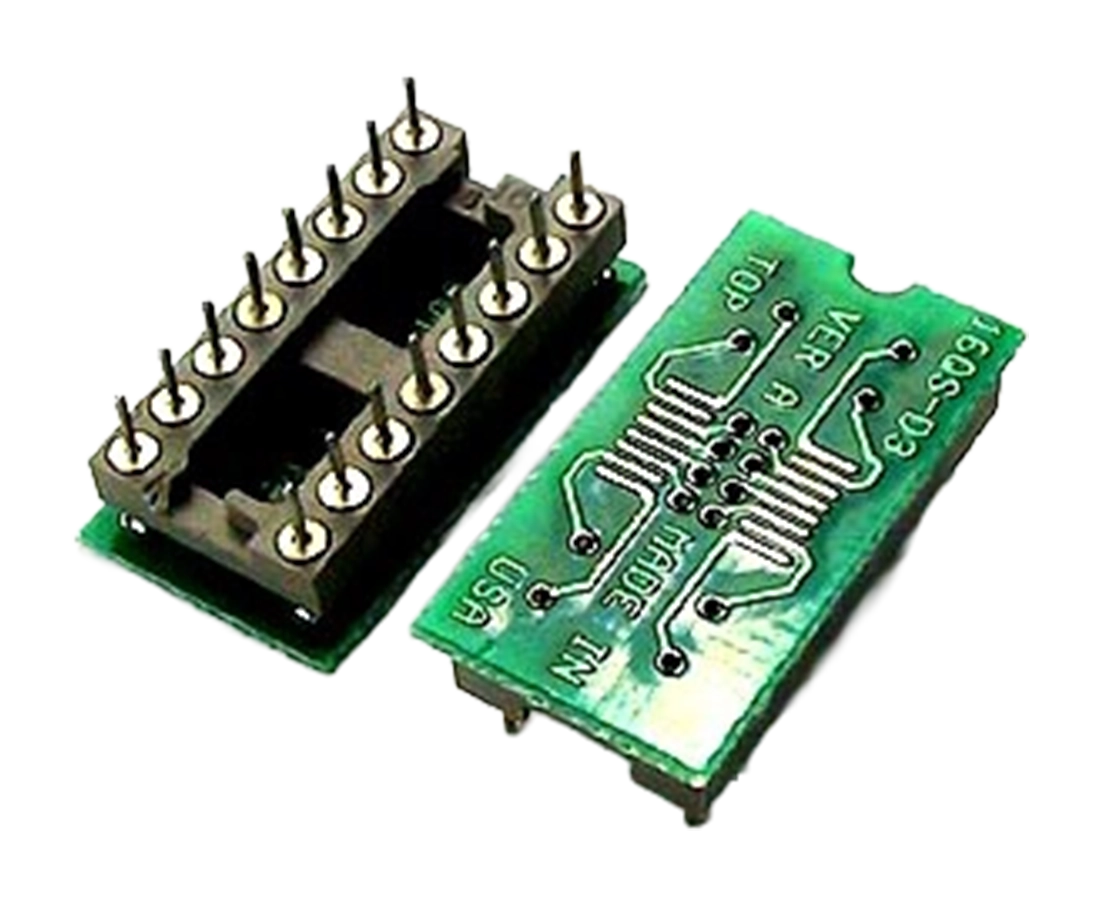 QFP to DIP SMT production replacement adapter
