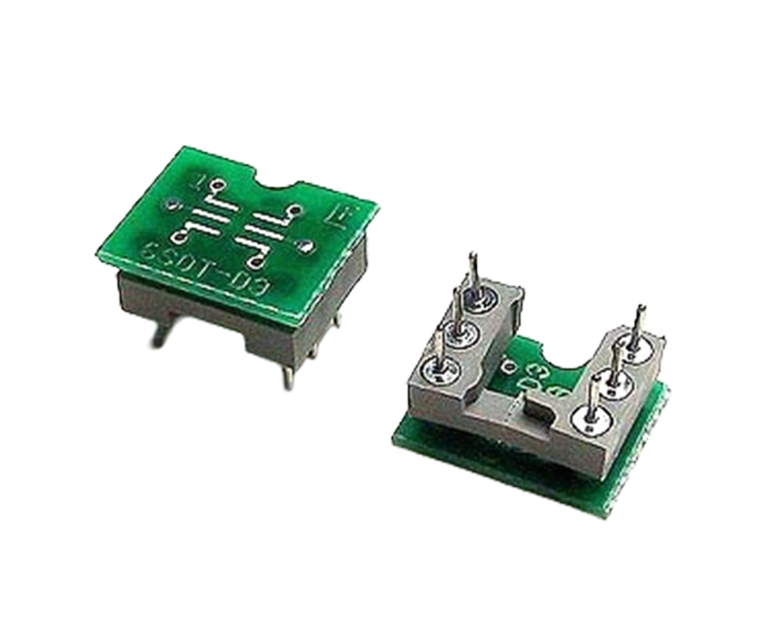 SOT to DIP SMT production replacement adapter