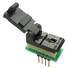SOT-23 to DIP programming adapter with ZIF socket