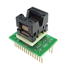 TSSOP to DIP programming adapter with ZIF socket
