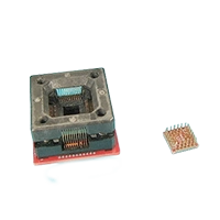 PA44QFS31B-QF-ZO-SD_200x200 44-pin QFP ZIF socket adapter with open-top socket for 0.80 mm pitch QFP devices