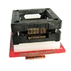 80-pin QFP to QFP open top zif adapter