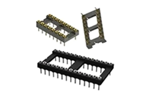 DIP headers and mating sockets for modular PCB interconnect and socketed device applications